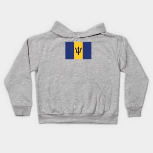 Barbados National Flag Kids Hoodie